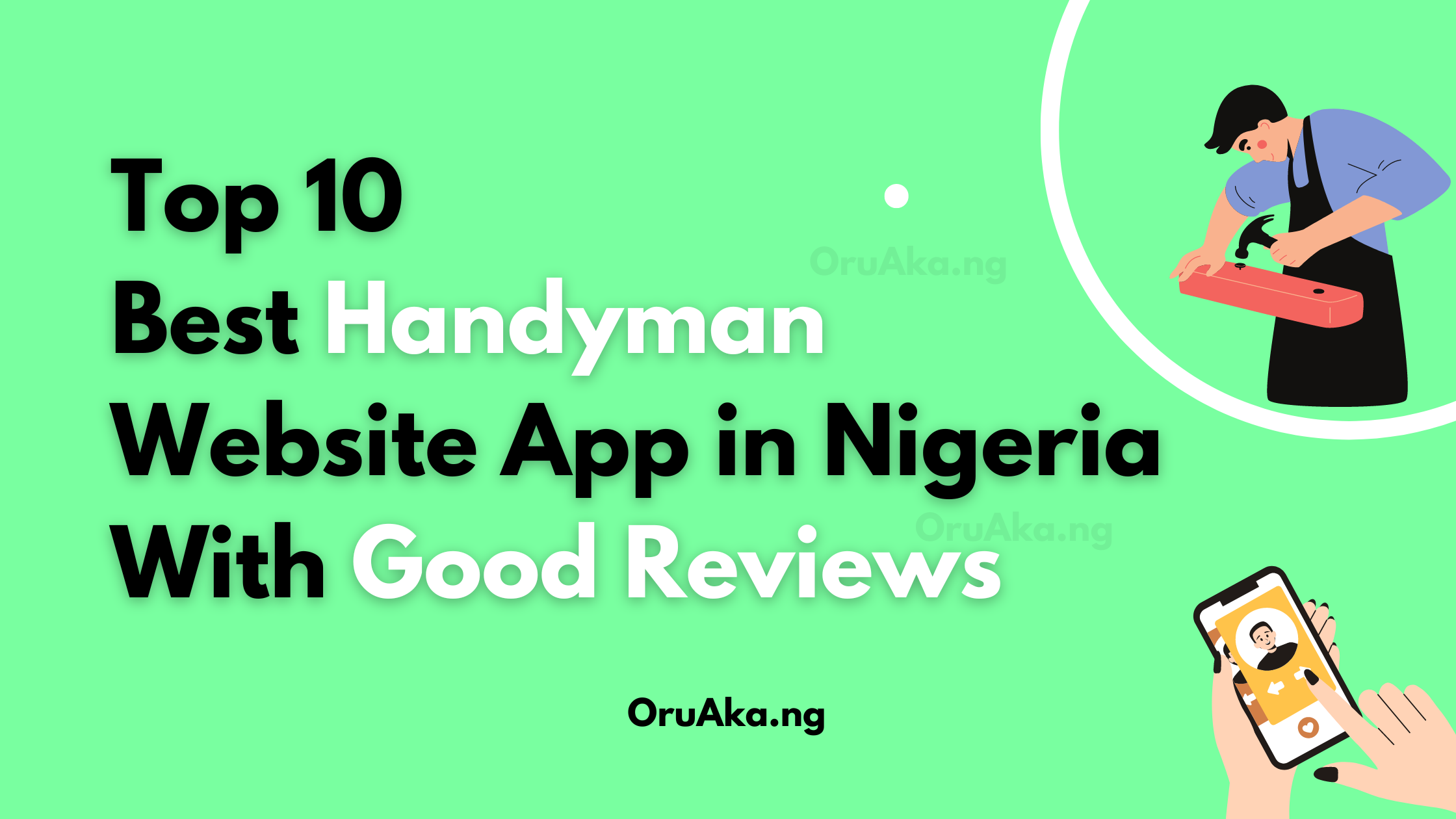 Top 10 Best Handyman Website in Nigeria (App With Good Reviews)